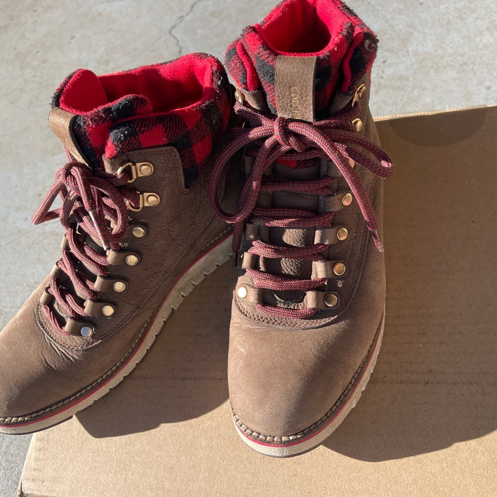 Cole Haan Red and Tan Interior Footwear